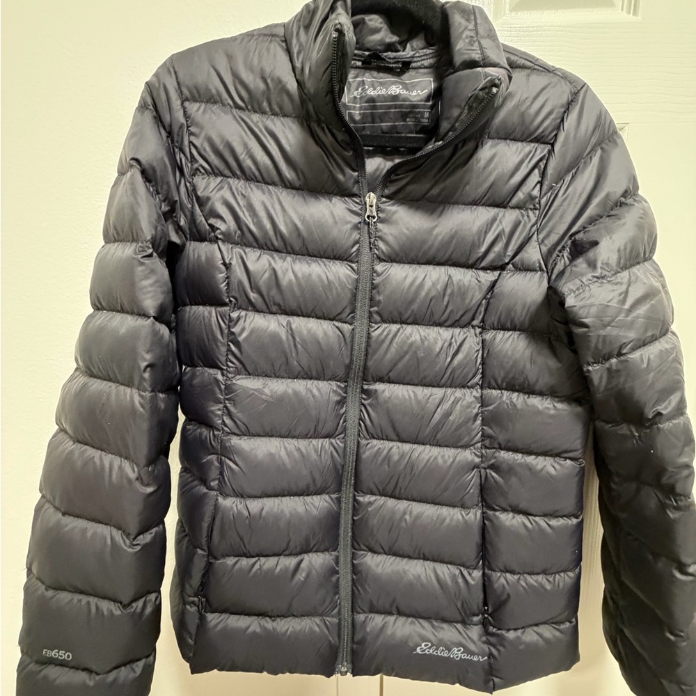 Eddie Bauer Charcoal Puffer Jacket